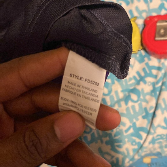 FedEx Express Stan Herman Uniform Long Sleeve Polo Black Purple Large Regular - Picture 5 of 7